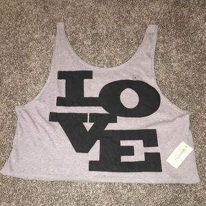 "LOVE" Crop Top